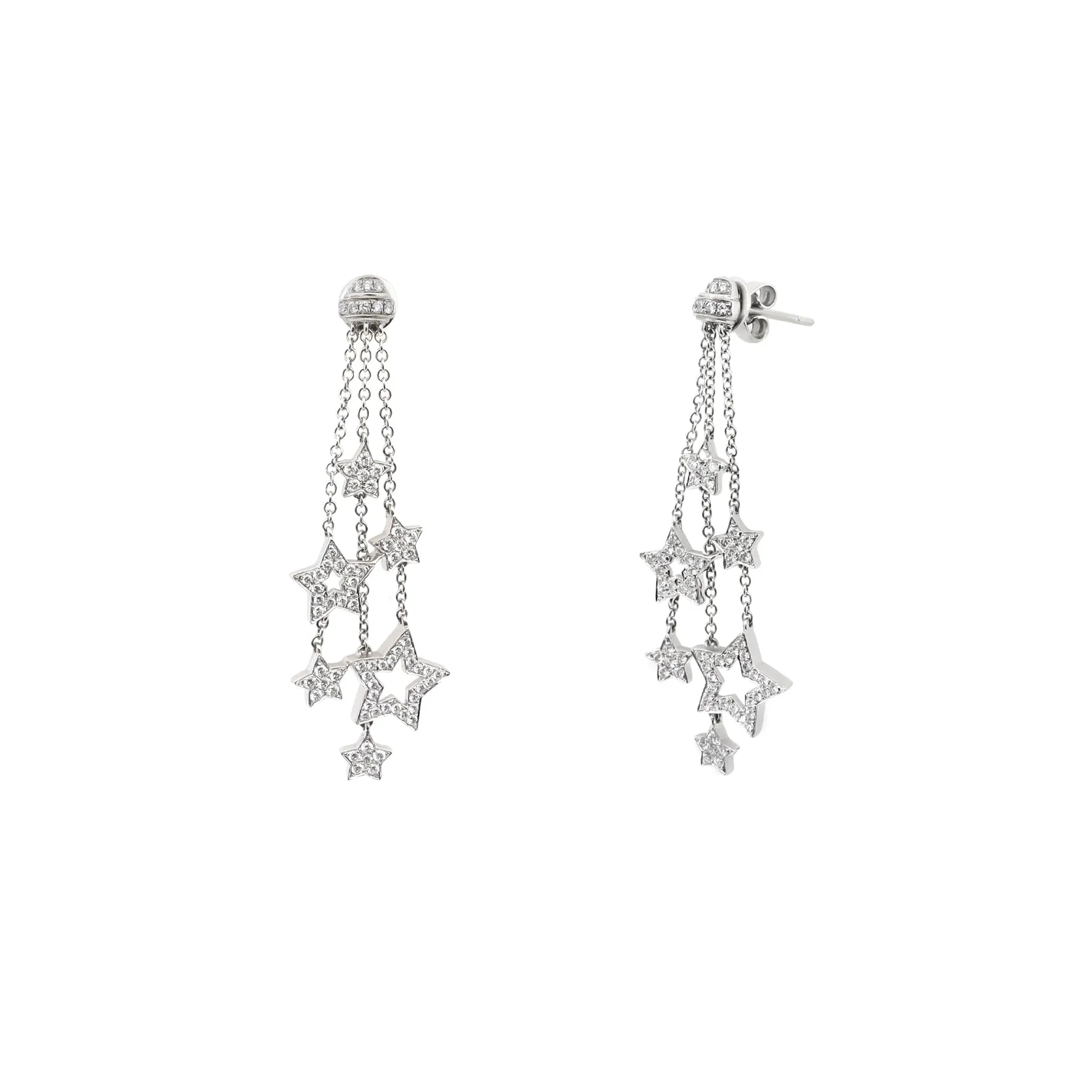 18K White Gold Tdw. 0.80ct Diamond Earring - 20413088