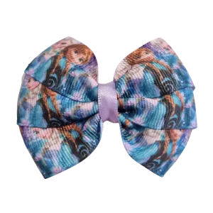 Bella Hair Bow - Frozen Anna and Elsa 7cm