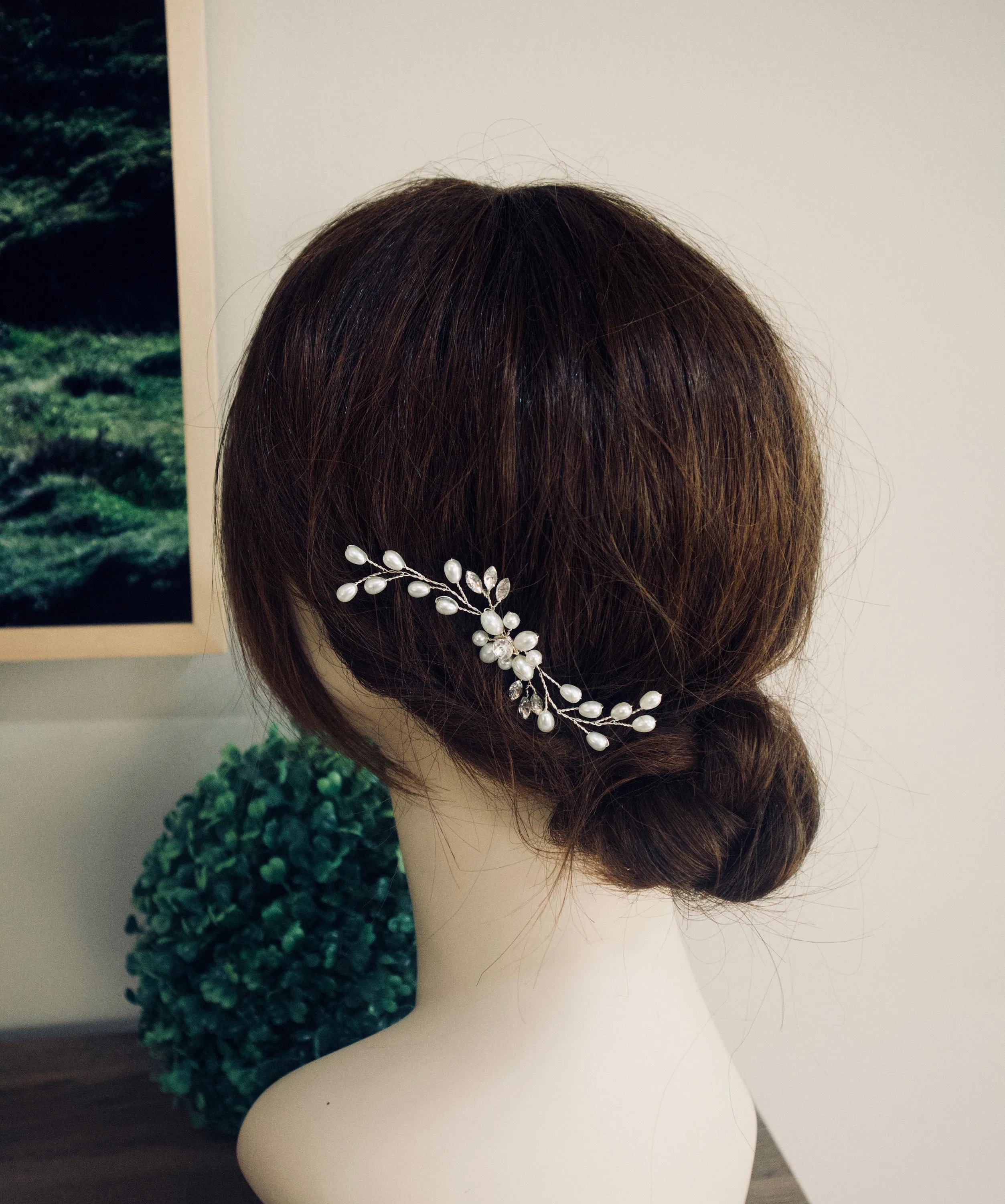 Bridal hair vine Bridal hair accessories Wedding hair accessories Wedding hair vine Bridal hair piece Wedding Hair Piece Pearl Hair vine