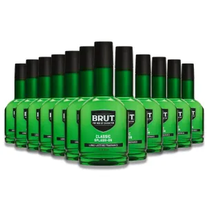 Brut - Classic Scent Splash-On Men's Lotion - 3.5 Fl Oz ea - 12 Pack