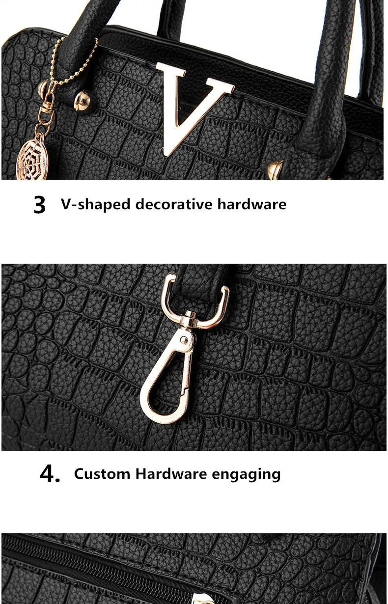 Crocodile leather Women Bag