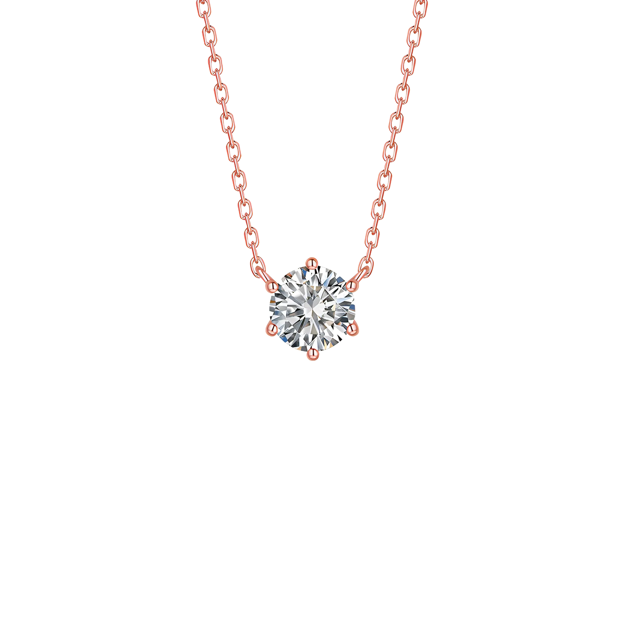 Essentials solitaire necklace