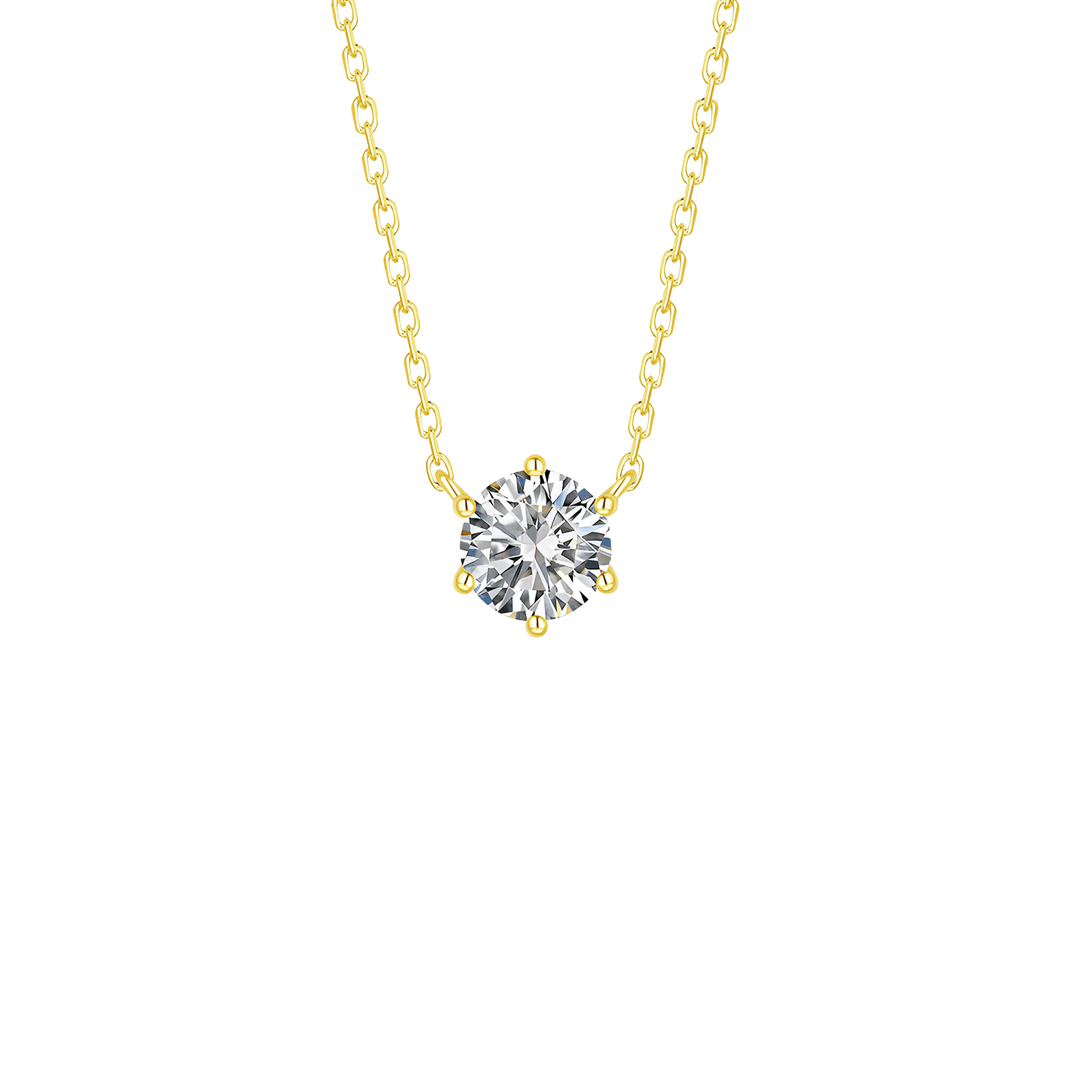 Essentials solitaire necklace