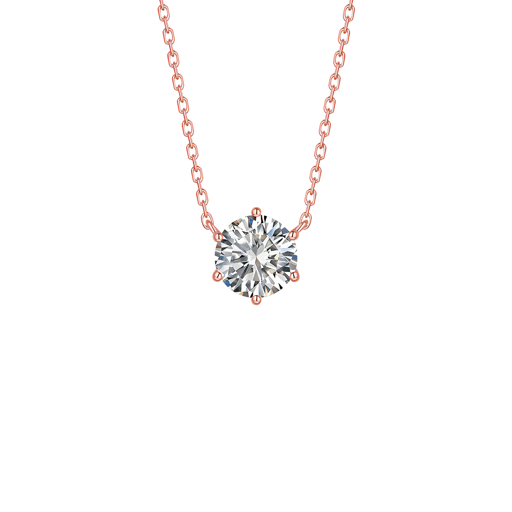 Essentials solitaire necklace