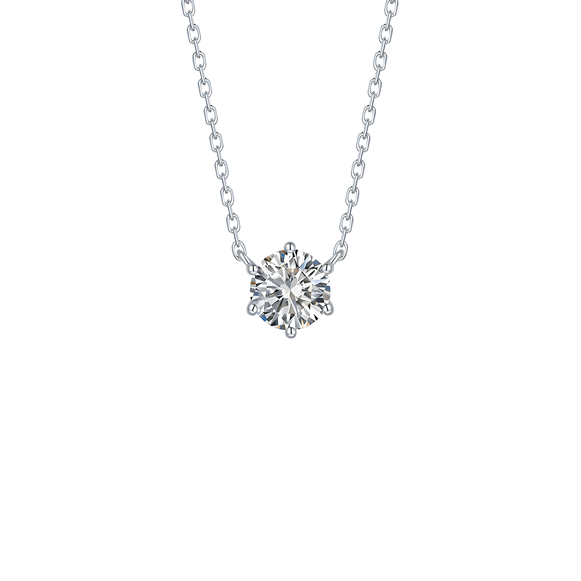 Essentials solitaire necklace