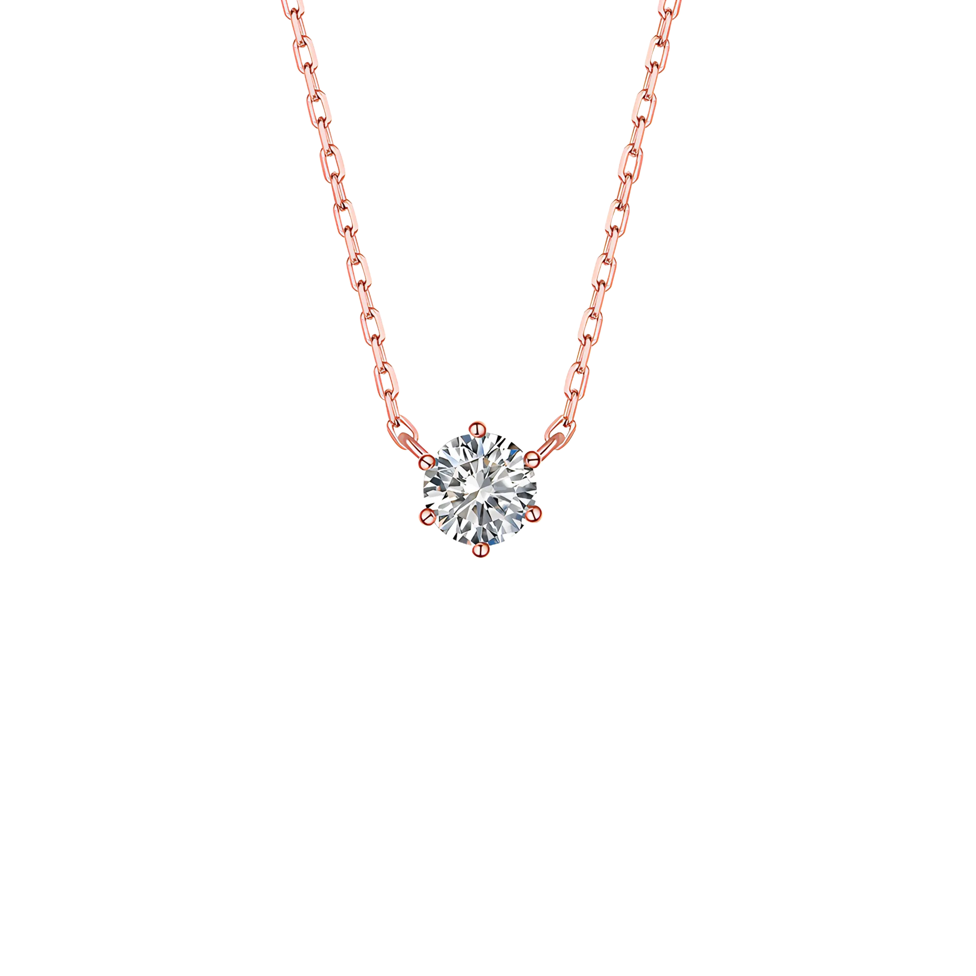 Essentials solitaire necklace