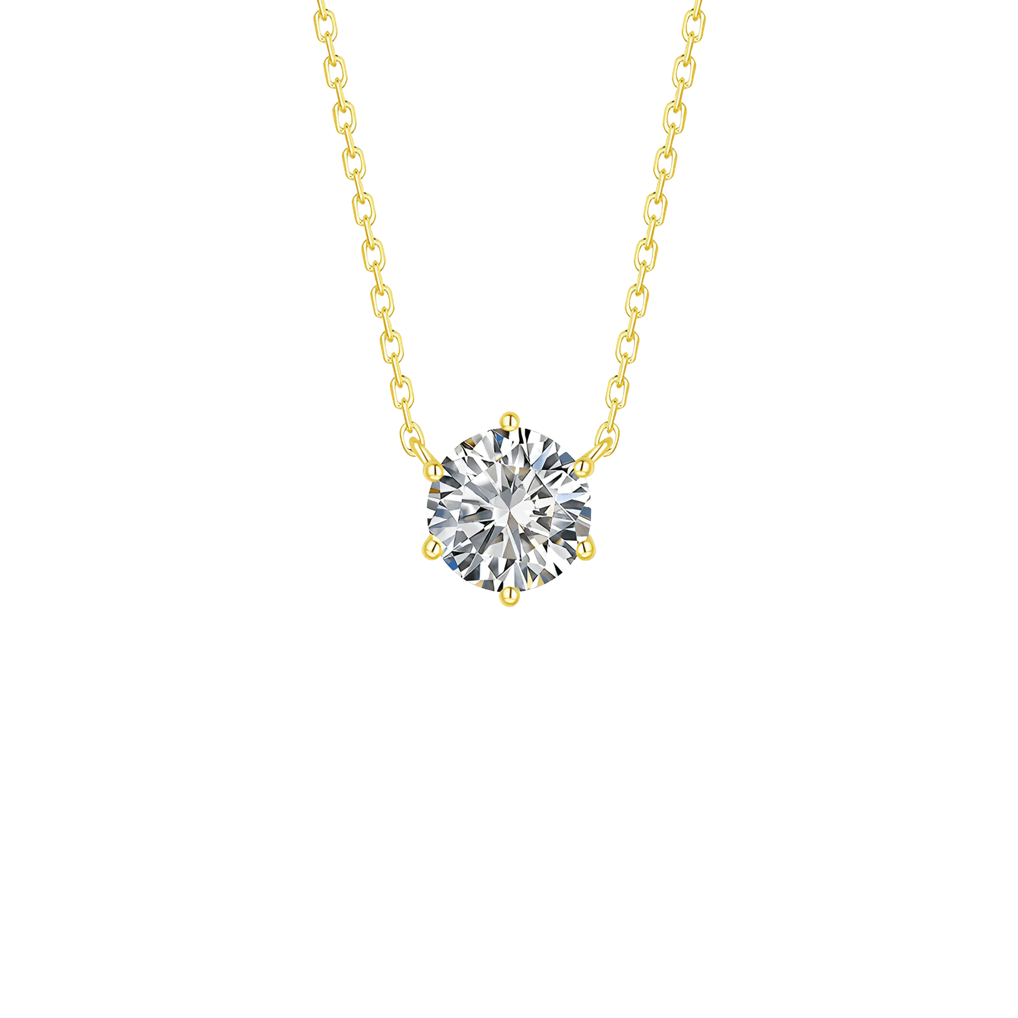 Essentials solitaire necklace