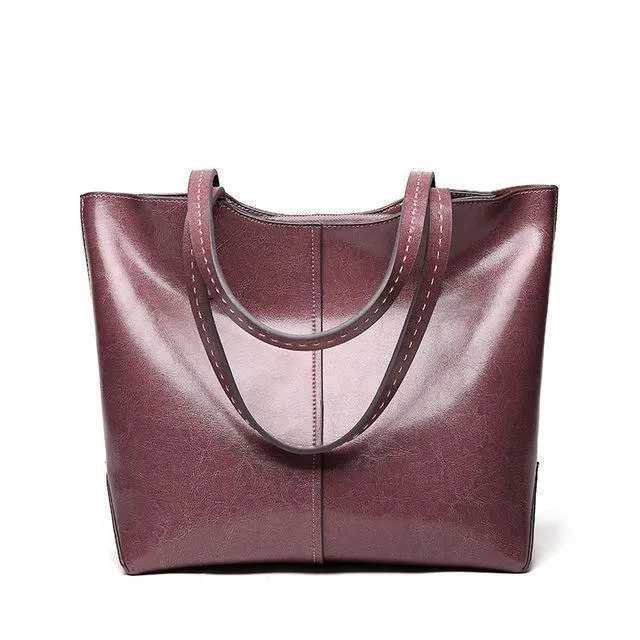 Fashion Women Handbags Genuine Leather Shoulder Bags