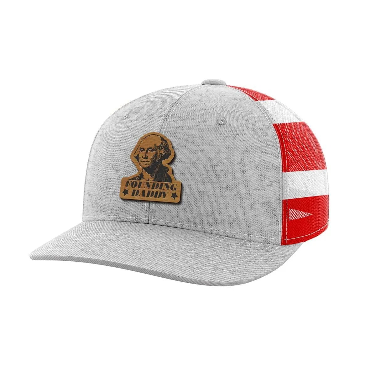 Founding Daddy Bamboo Patch Hat
