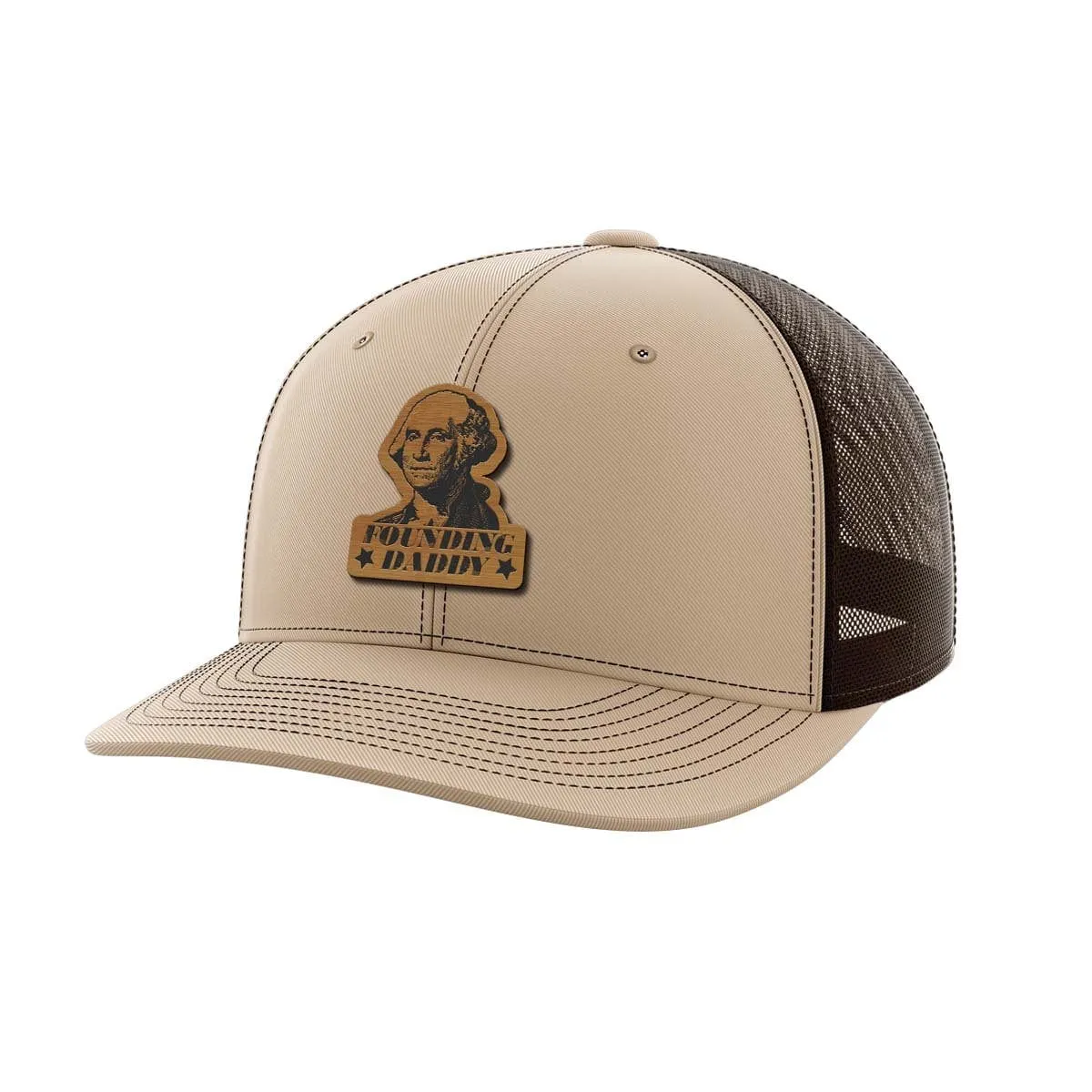 Founding Daddy Bamboo Patch Hat