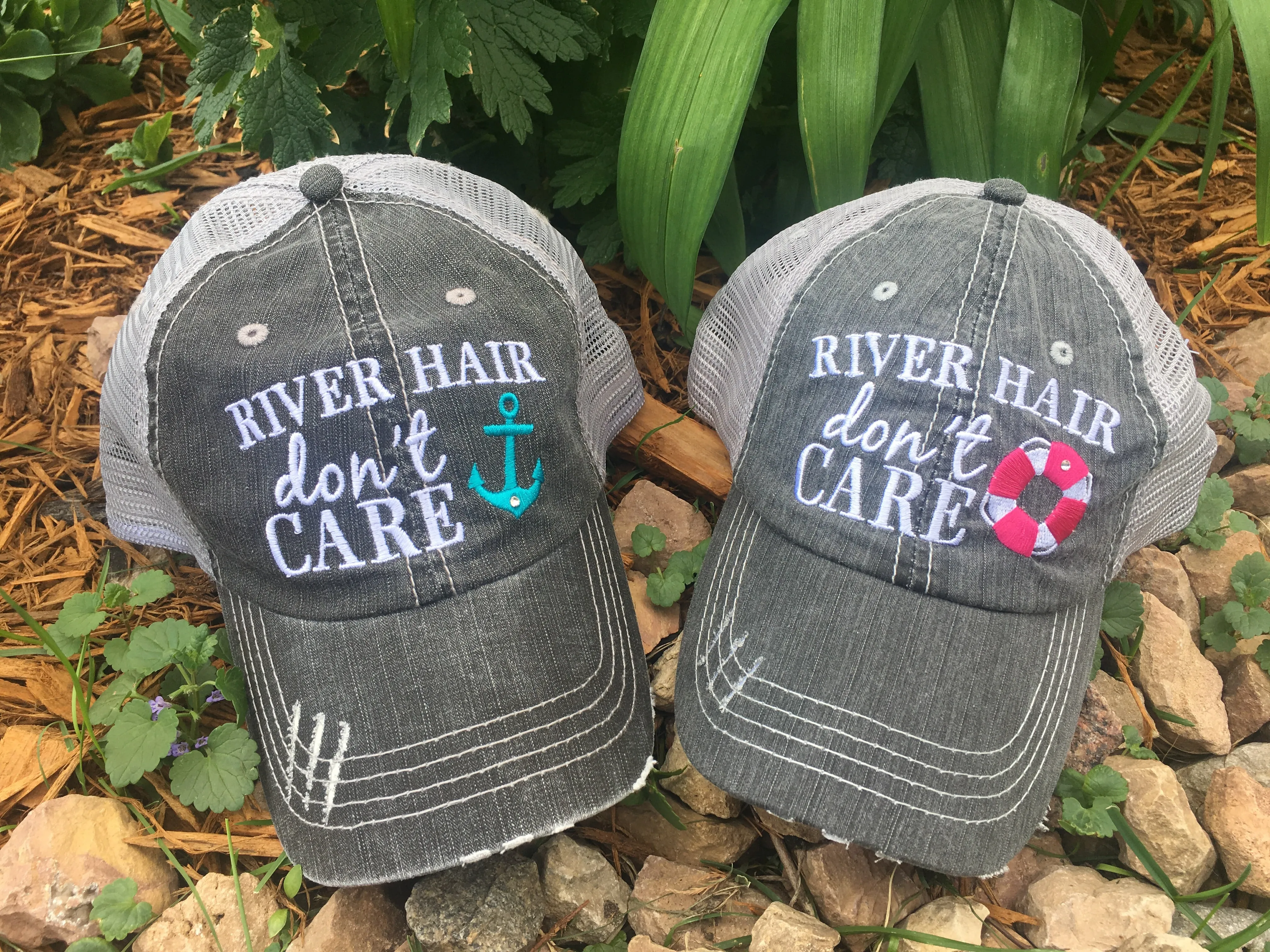 Hats OR Tanks { RIVER hair don't care } Hats with pink or blue anchor. Tanks in coral, black, blue and teal. Clearance! 4 river pink anchor! $12.1 teal floatie. $12.