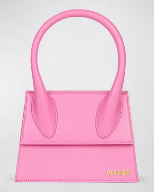 Le Grand Chiquito Leather Top-Handle Bag