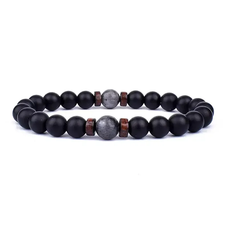 Natural Stone Beaded Bracelet