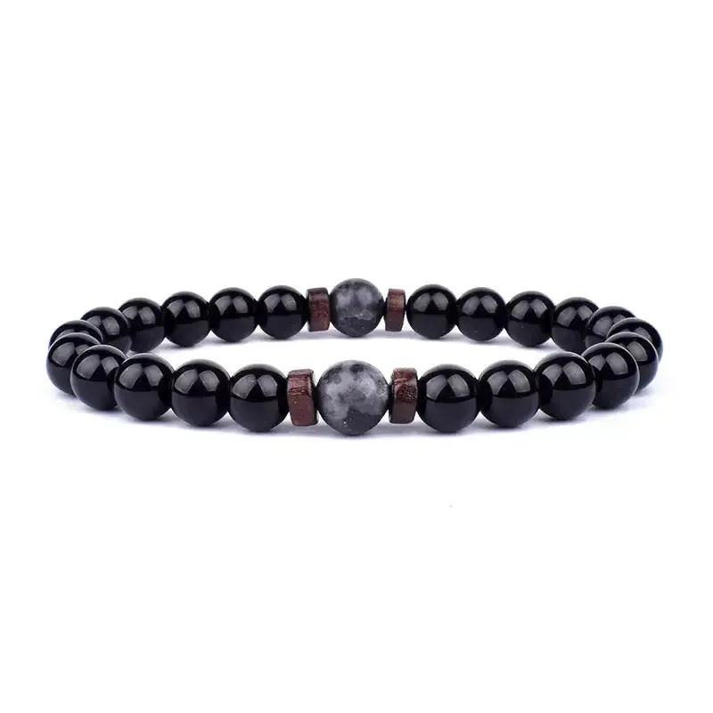 Natural Stone Beaded Bracelet