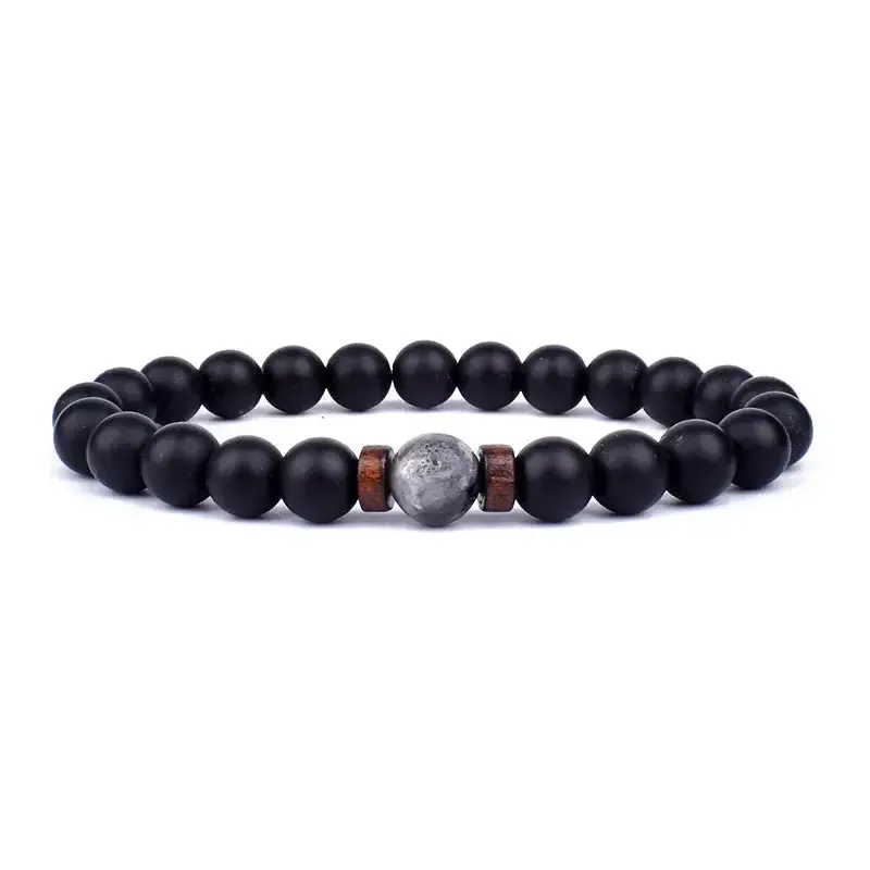 Natural Stone Beaded Bracelet