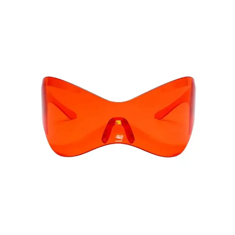Oversized Futuristic Sunglasses Rimless