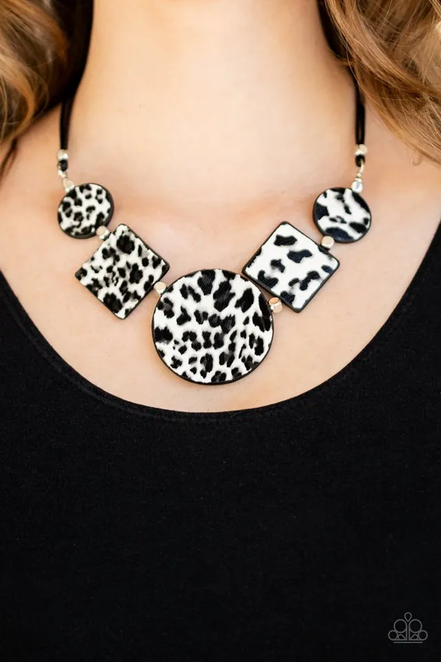 Paparazzi Necklace ~ Here Kitty Kitty - White