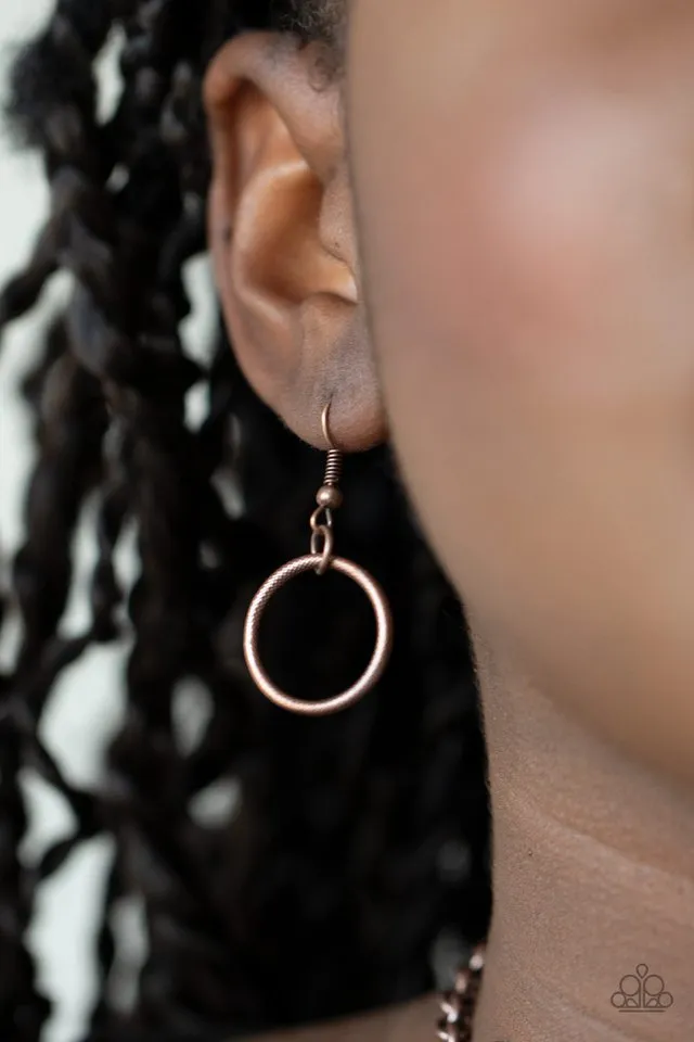 Paparazzi Necklace ~ Ringing Relic - Copper