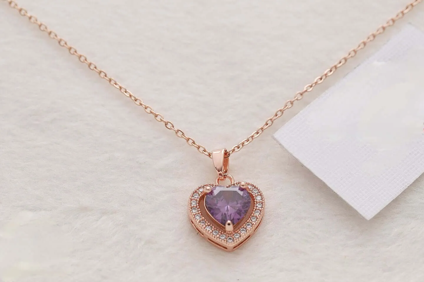 Purple Jewelry Necklace | 18k gold plated jewelry