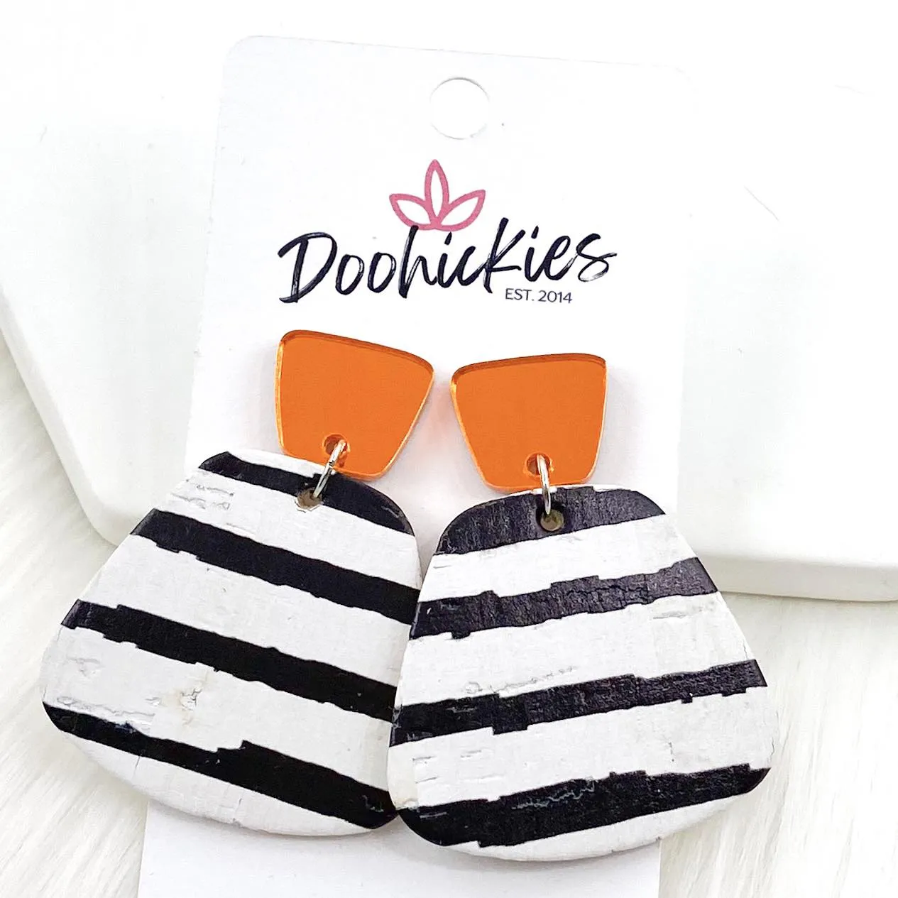 Spooky Stripes Collection -Halloween Earrings